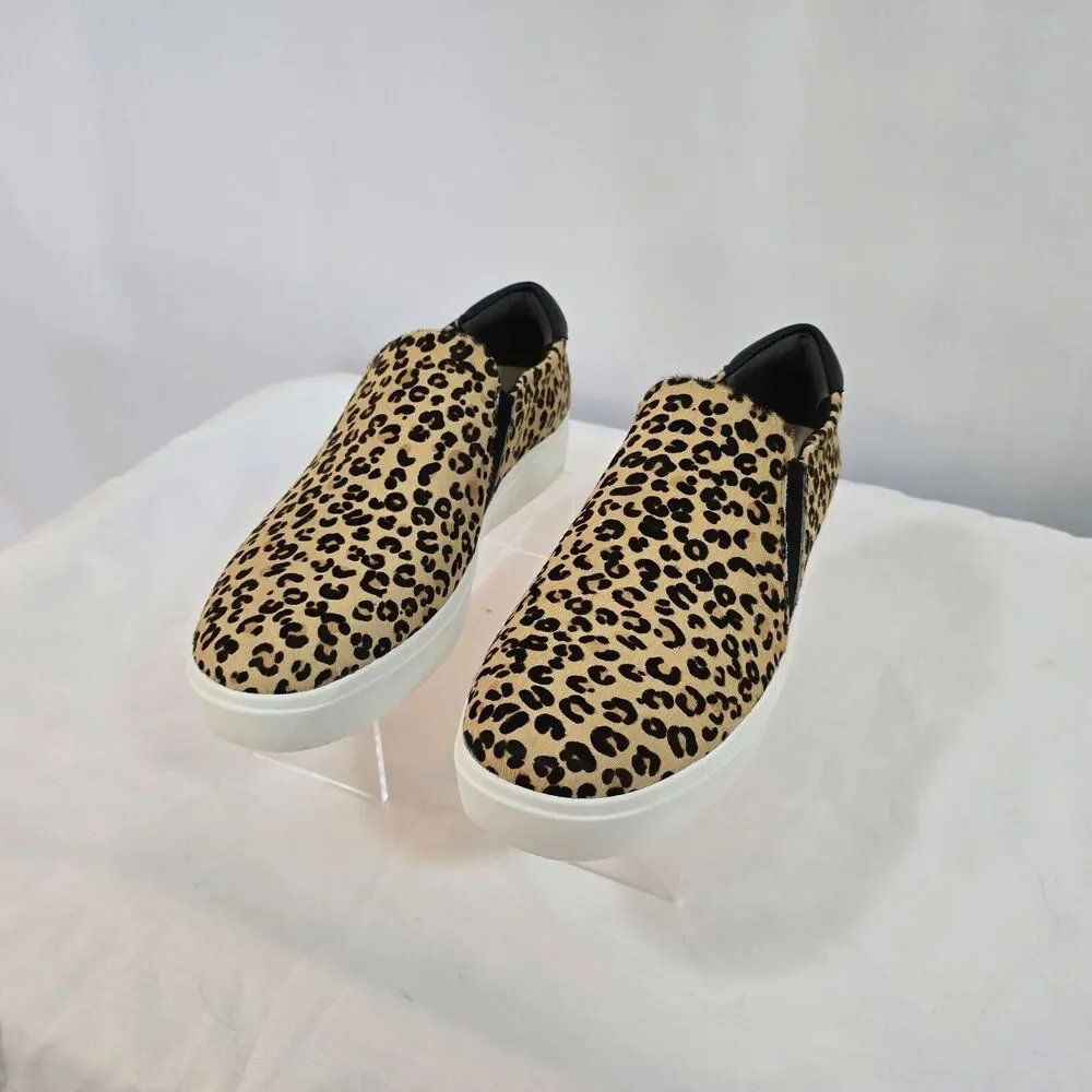 Dr. Scholls Espadrilles Leta Shoes Women's 11 M Tan Black Leopard Slip On NIB